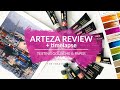 REVIEW || ARTEZA Gouache & Watercolour Paper || +Timelapse