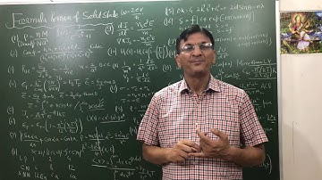 Formula Revision of Solid States