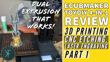 EcubMaker TOYDIY 4 in 1 3D Printer Review: Part 1