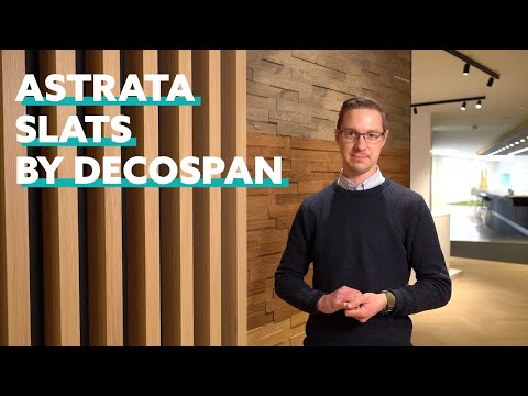 Wooden slats or veneered beams in your interior | Astrata by Decospan