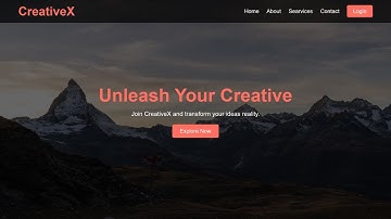 How to Create a Stunning Animated Hero Section with HTML & CSS | Web Design Tutorial