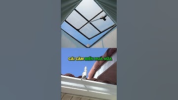 Giải pháp giếng trời thông minh đóng mở tự động kết hợp cảm biến mưa #khanhlifetech