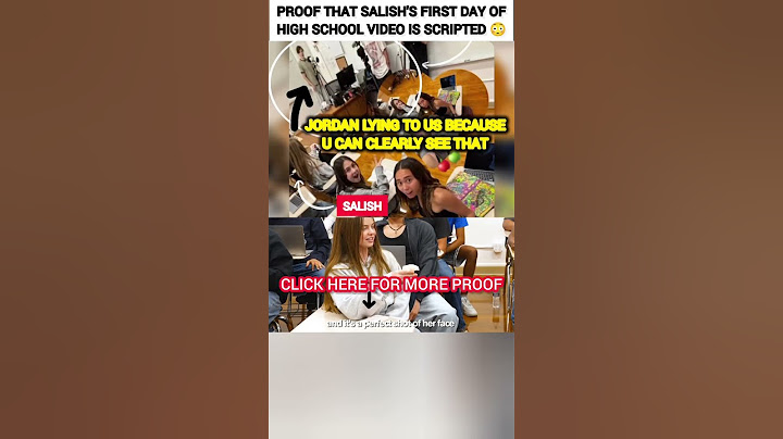 PROOF THAT Salish Matter's FIRST DAY OF HIGH SCHOOL VIDEO is SCRIPTED?!😱😳 #nalish #shorts #trending