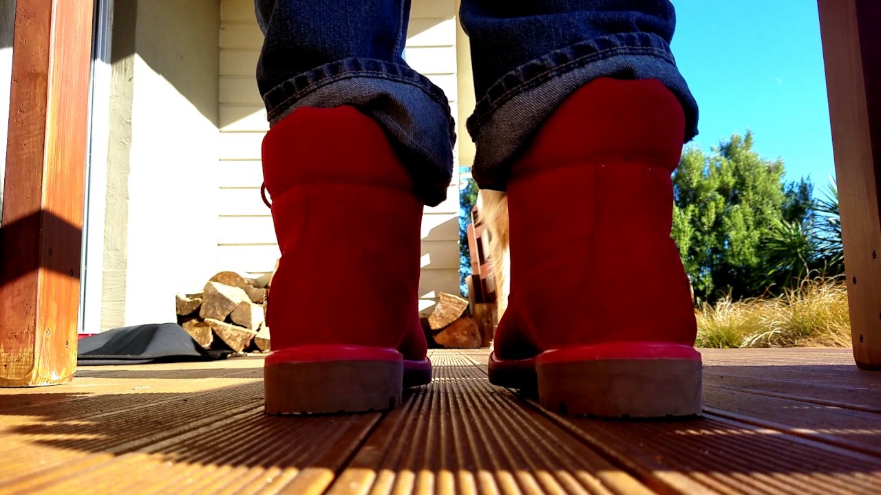 ruby red timbs