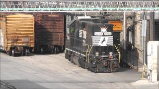 NS Switch Job, Metra & Amtrak at 18th St, Chicago, 1 Nov 2012