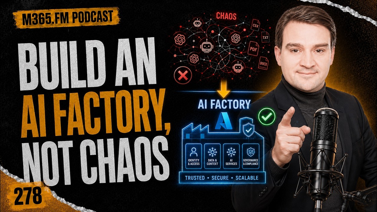 AI factory vs chaos: build a governed Microsoft AI architecture before shadow AI become...