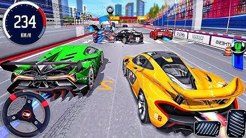 Impossible Sports Car Racing Simulator 3D | New Sport Car Stunt Driving Game | Android Gameplay 