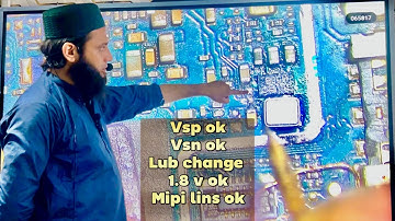 Vsp 👍vsn 👍 lub already change Mipi lines 👍 1.8v 👍 but no graphics no light solution for all modals