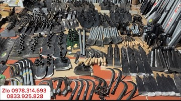 💥MÓC GIẬT,MÓC NGẠNH,LIỀM, DẦM, THUỔNG, CUỐC,BÚA RÈN TỪ THÉP NHÍP Ô TÔ.lh 0978.314.693