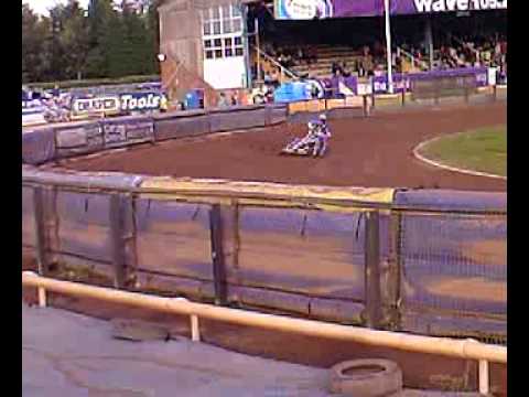 Andrew Aldridge Falls off on the parade lap, bourn...