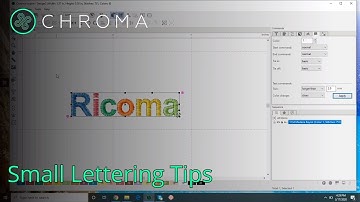 Small Lettering Tips (Inspire, Plus, Luxe) | Chroma Digitizing Software