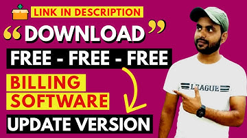 How to download free Billing Software for lifetime use | #how to make billing software in excel vba
