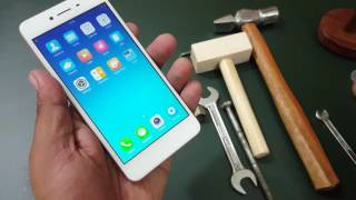oppo A37 Screen Scratch Test ( Hammer & Gorilla glass)