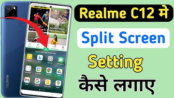 realme c12 phone me split screen setting kaise on kare || how to enable split screen setting realme