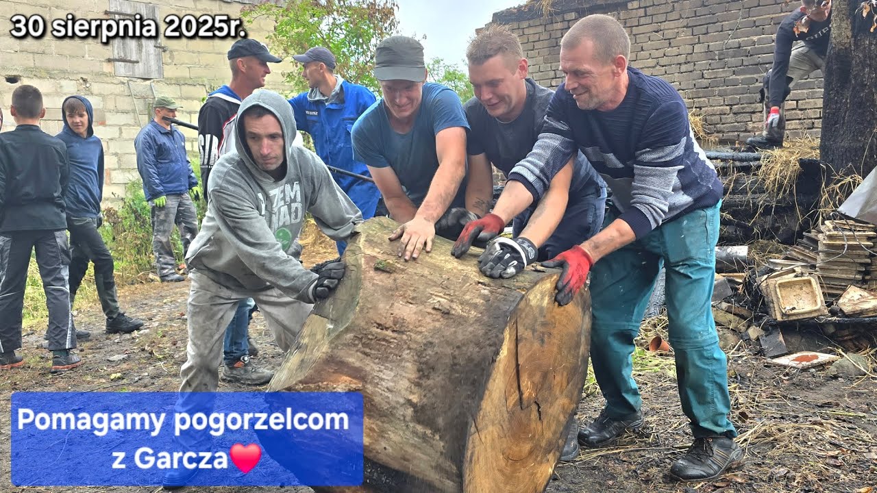 Garcz (gm.Chmielno). Pomagamy pogorzelcom, którzy w pożarze stracili większość dorobku. 30.08.2025r.