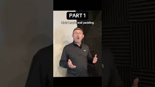 DIY Golf Simulator Wall Padding | Acoustic Foam Build Guide (Part 1)