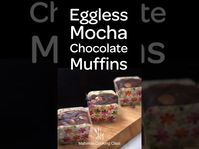 Eggless Mocha Chocolate Muffins Reel class=