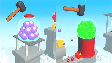 Hammer Flip! Very Satisfying And Relaxing ASMR Slicing Game