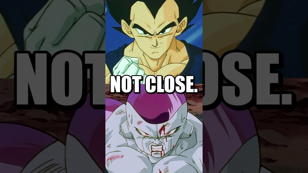 Base Vegeta (Buu Saga) VS Frieza is NOT Close.