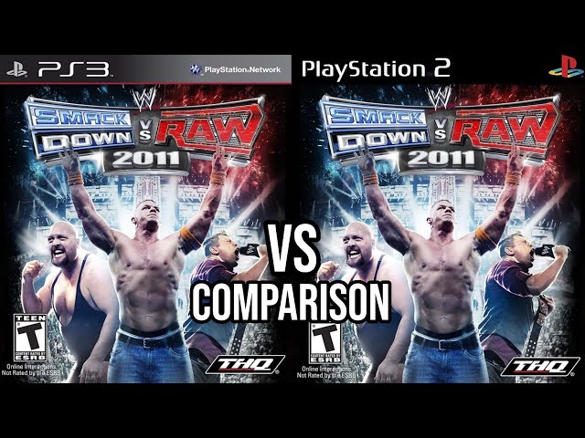 Smackdown VS Raw 2011 PS3 Vs PS2 class=