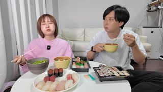 夫婦でお寿司たべながらお互いへの不満をぶつけ合ったら絆が深まった気がする卍