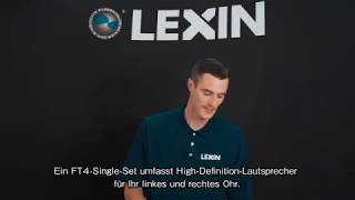 LEXIN FT4 Motorrad Headset Auspackung