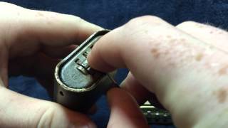 How To Open Master Lock 175 In 2 Seconds! (J-Kit) - Tool Link In Description