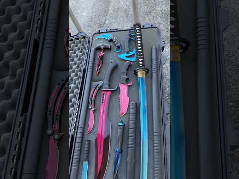 Blue & Red MEGA KNIFE SET!
