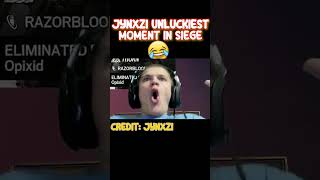 Jynxzi UNLUCKIEST moment in Siege 😂#shorts