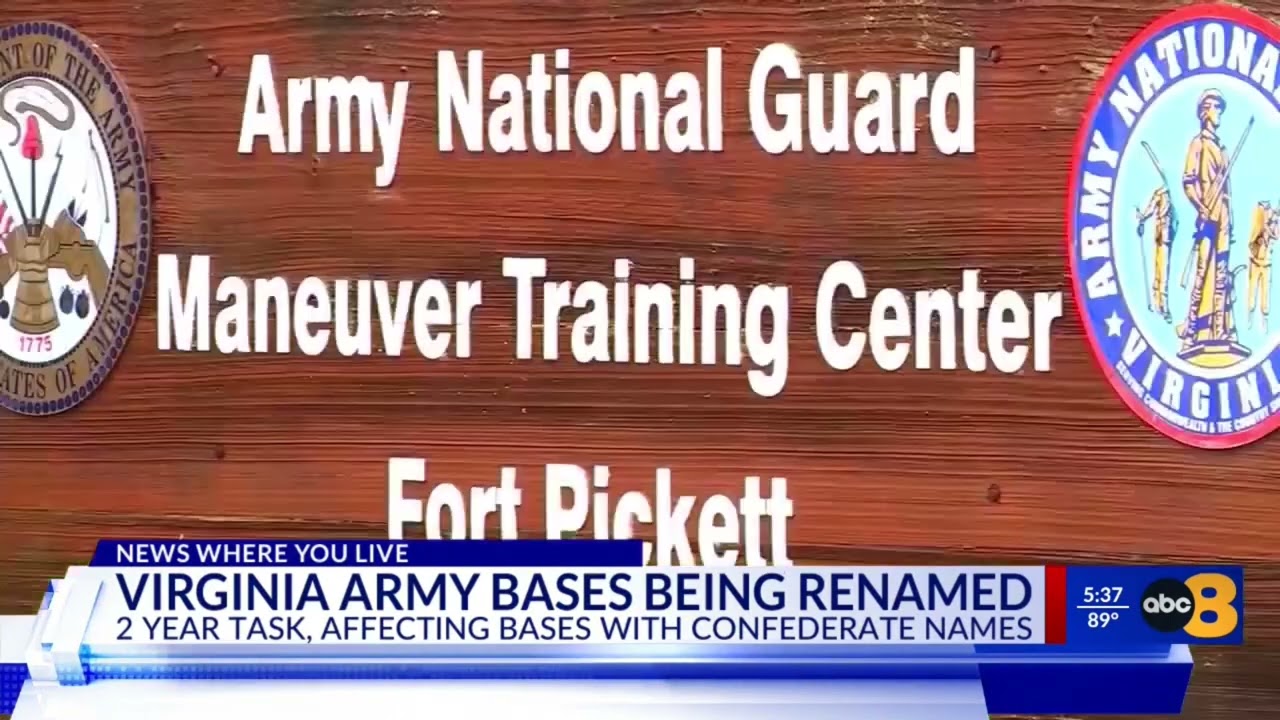 9 U S Army Bases With Confederate Names Get New Names YouTube 9 U S Army Bases With Confederate Names Get New Names YouTube