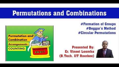 Permutation Combination Part-4 | Beggars Method | IIT-JEE