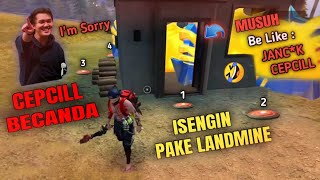 JEBAKAN LANDMINE CEPCILL ! BIKIN MUSUH NANGIS DI TEMPAT - GARENA FREE FIRE