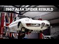1967 Alfa Romeo Spider engine and gearbox install