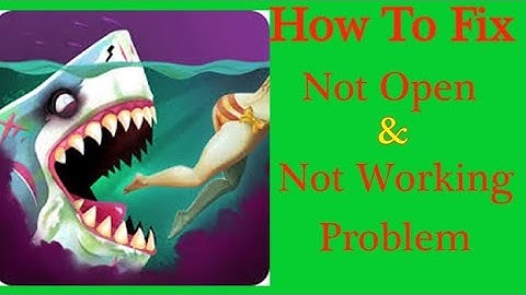 HOW TO FIX NOT OPEN & NOT WORKING PROBLEM | 😭😭!!! FING 24 |. #fix #app #hungrysharkevolution