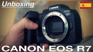 Canon R7 Unboxing en Español