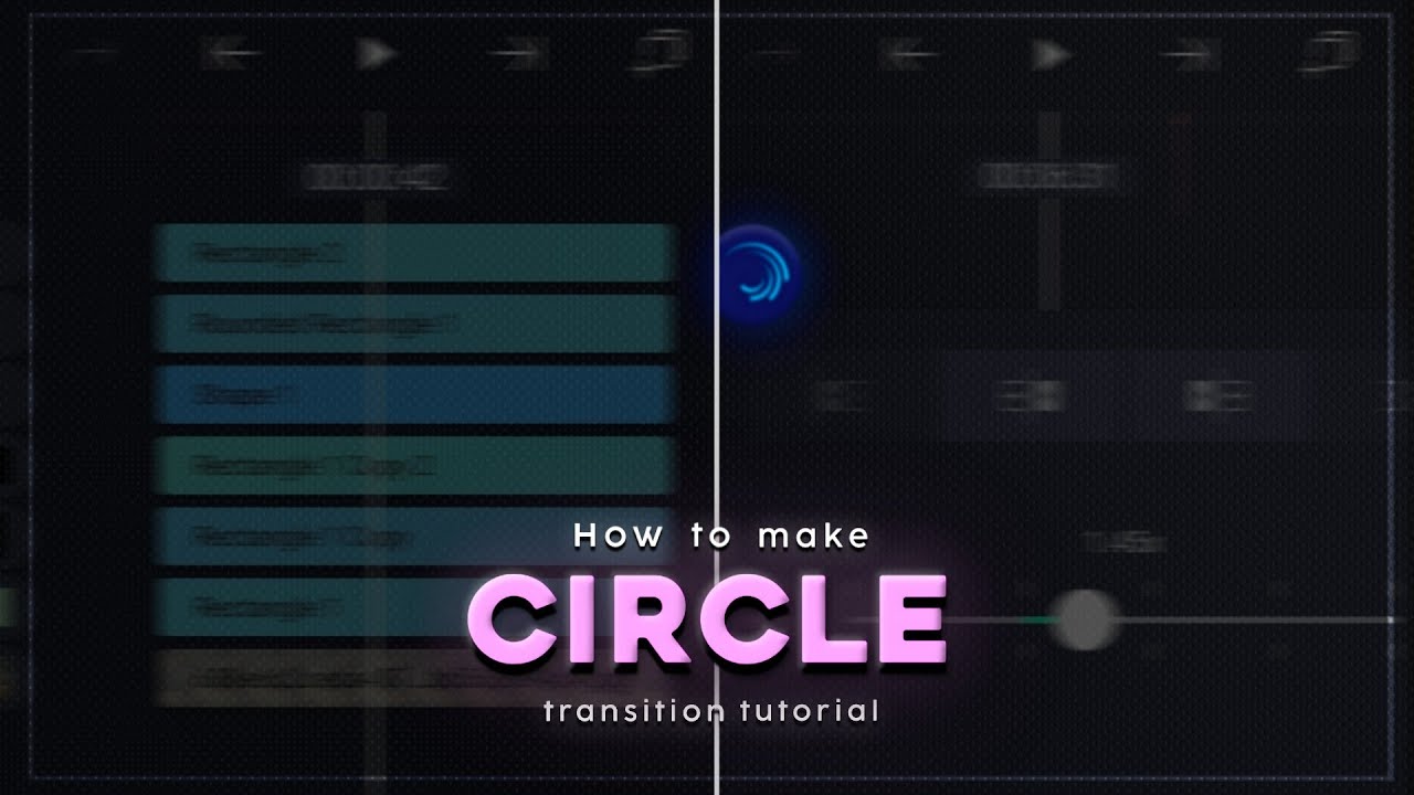 How to make circle transition in Alight Motion ! (+Preset) - YouTube