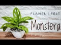 Felt Leaves - Felt Monstera Leaves || Daun Monstera (Janda Bolong) dari Kain Flanel