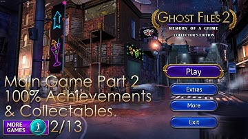 Ghost Files 2: Memory of a Crime (2/13) Walkthrough, 100% Achievements & Collectables.