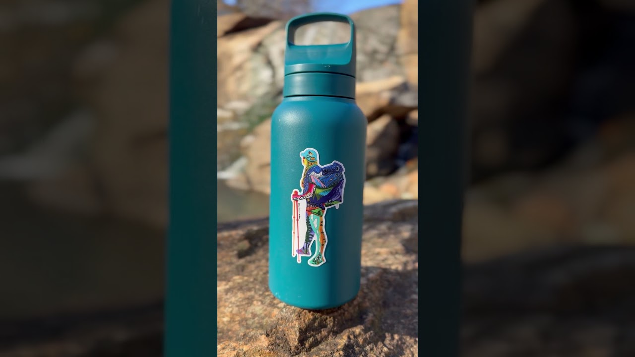 Preview of Abstract Hikes Sage Sticker Video