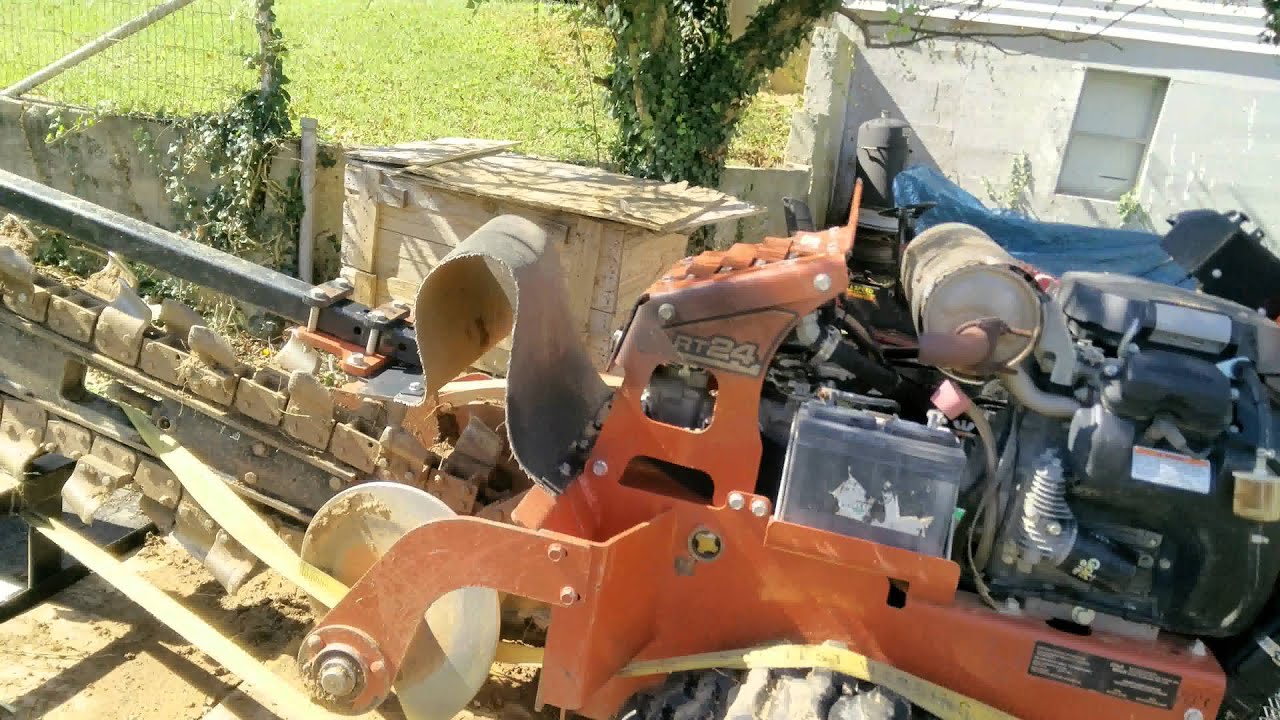 Hauling a Ditch Witch with Woodgas