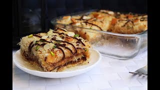 Bread kunafa Lasagna