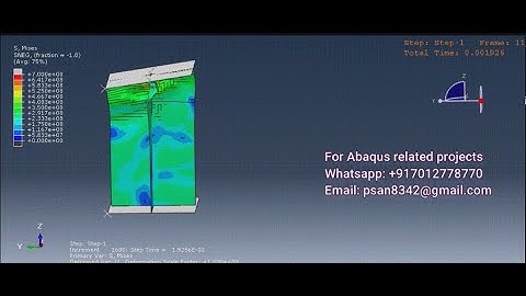 Column breaking simulation/column buckling simulation using Abaqus | Abaqus Tutorial | FEA Guru