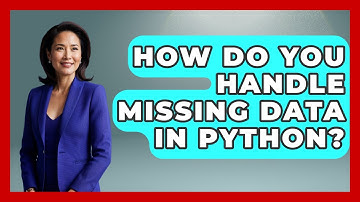 How Do You Handle Missing Data In Python? - Python Code School