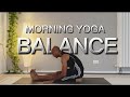 12 Min Morning Yoga Full Body Balance | 30 Day Yoga Challenge | Day 23