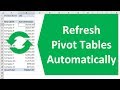 New Data Not Included When You Refresh Pivot Table