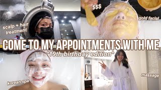 $1000 GLOW UP FOR MY 19TH BIRTHDAY *expensive spa day* | vlogmas day 4