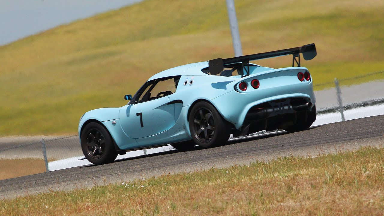 Lotus Elise K24 Sequential Thunderhill Raceway 5 miles  / new 4 Piston racing engine shakedown