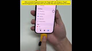 Fingerprint Input Guide for EAGET FU80 Fingerprint Encrypted SSD Flash Drive#eaget #FU80#SSD#mobile