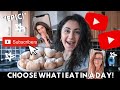 LETTING MY SUBSCRIBERS CHOOSE WHAT I EAT IN A DAY! *Deliciousss day*!