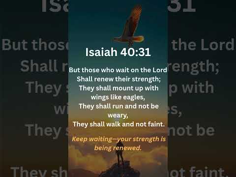 Why Isaiah 4031